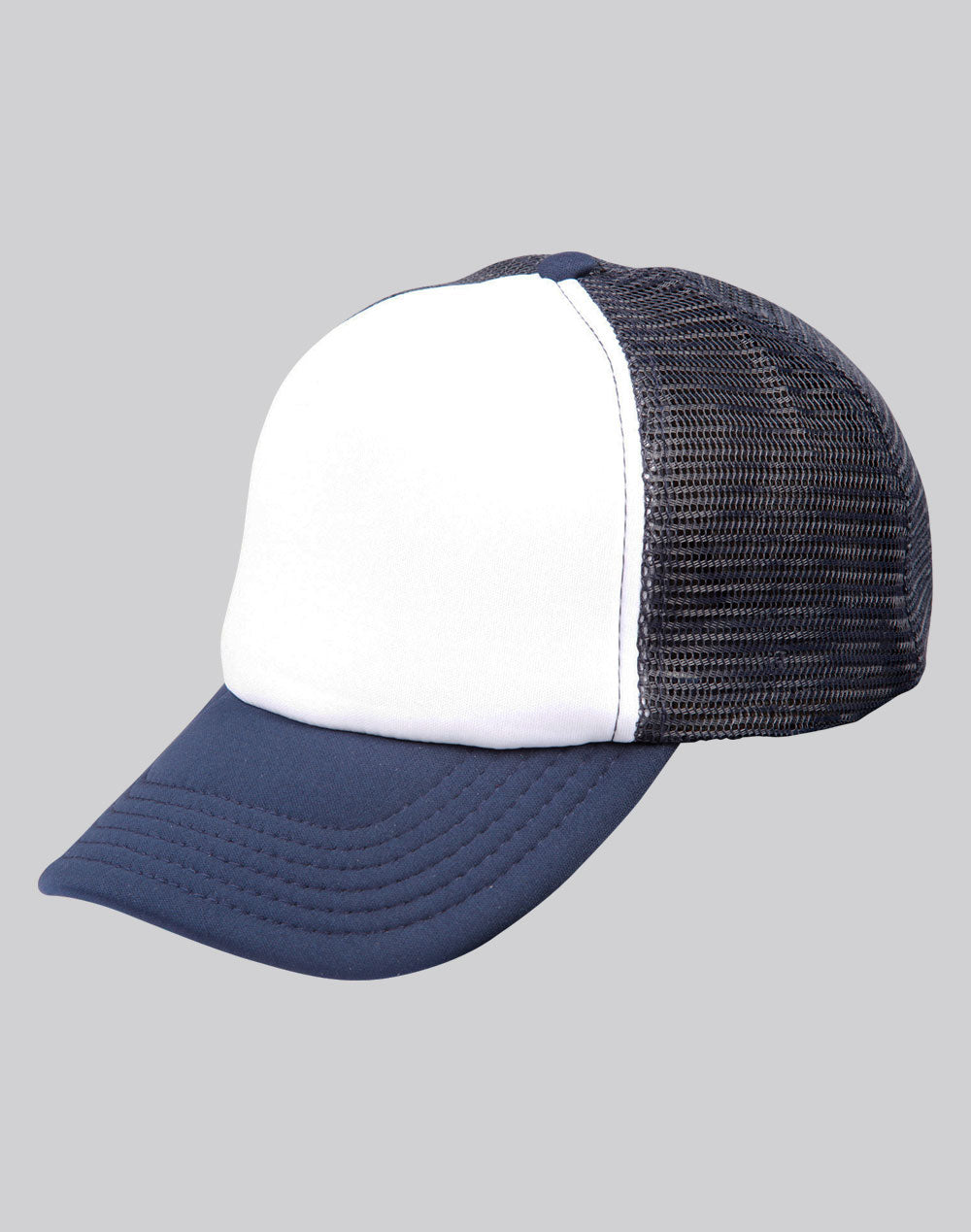 products/CAPS/CH69/White/CH69_White.Navy_ThreeQtr.jpg