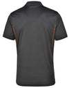 products/POLOS/PS79/Charcoal&Orange/PS79_CharcoalFluoroOrange_Back.jpg